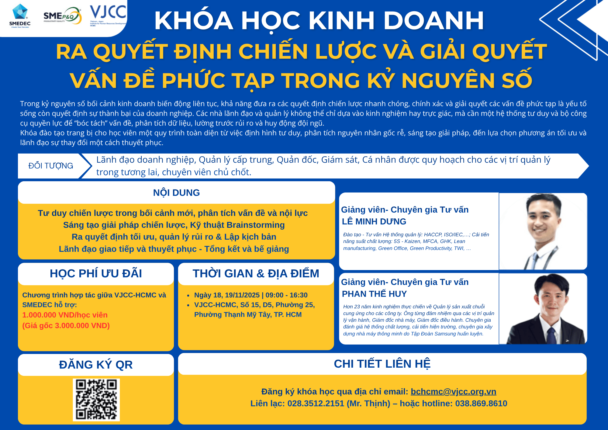 Khóa học "Ra quyết định chiến lược và giải quyết vấn đề phức tạp trong kỷ nguyên số"
