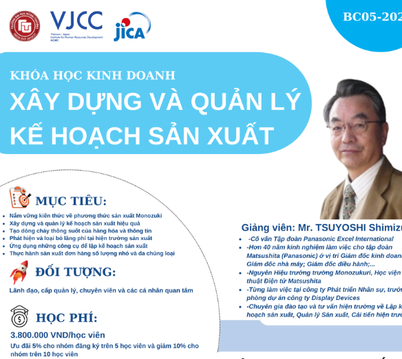 XÂY DỰNG VÀ QUẢN LÝ KẾ HOẠCH SẢN XUẤT