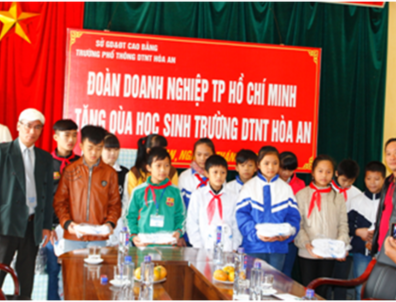 VJCC- HCMC VỚI HOẠT ĐỘNG TỪ THIỆN TRONG DỊP TẾT 2016