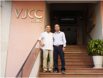 Nguyên Viện trưởng Viện Nghiên cứu Phát triển Kinh tế- Xã hội Hà Nội đến thăm VJCC- HCMC