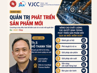 KHÓA HỌC QUẢN TRỊ PHÁT TRIỂN SẢN PHẨM MỚI – NÂNG CAO CHẤT LƯỢNG QUYẾT ĐỊNH TRƯỚC MỖI GIAI ĐOẠN