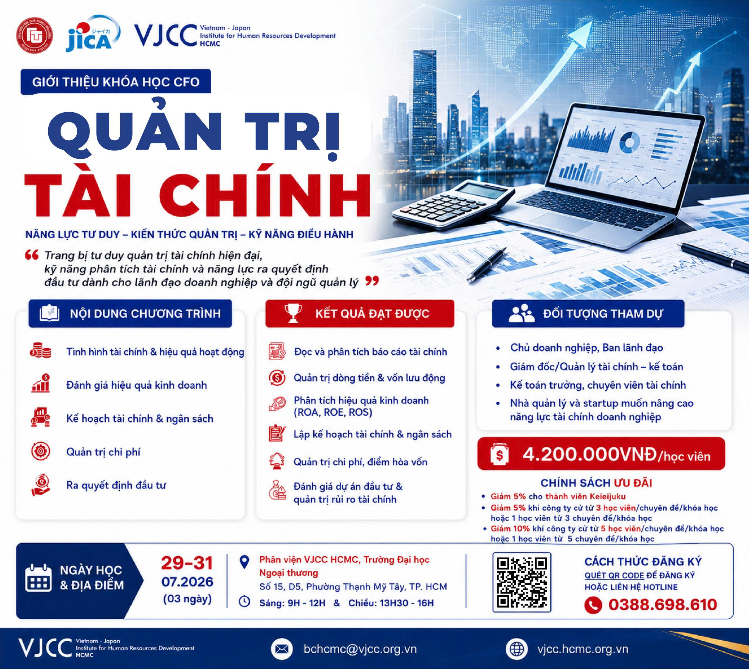KHÓA HỌC QUẢN TRỊ TÀI CHÍNH